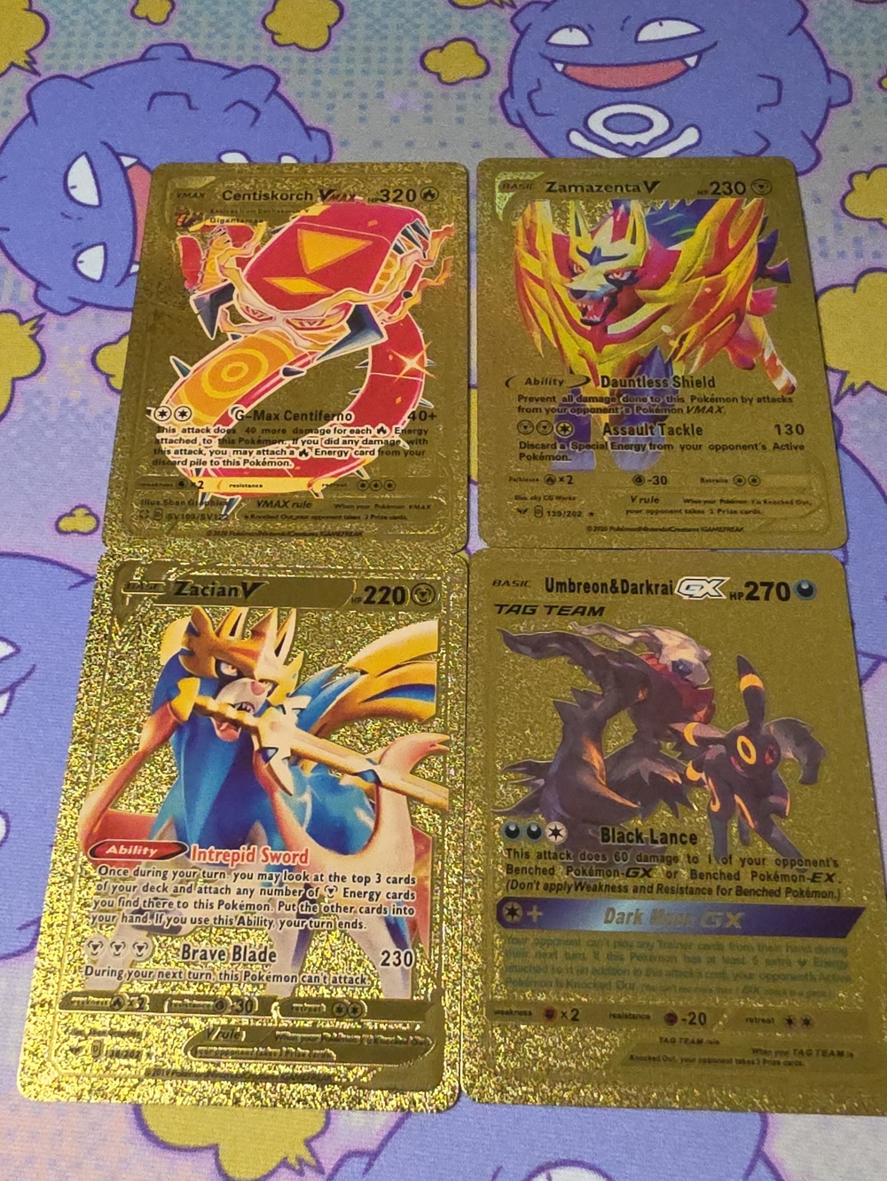 Pokemon Gold Cards